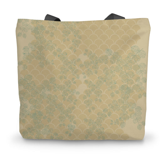 Floral Vanity Canvas Tote Bag