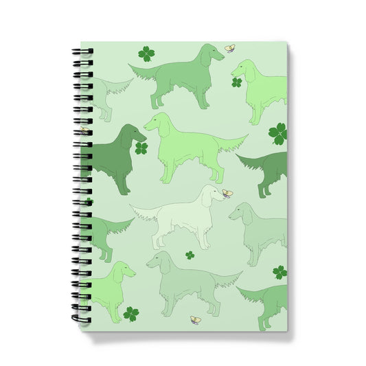 Irish Setter Rainbow Dogs Notebook