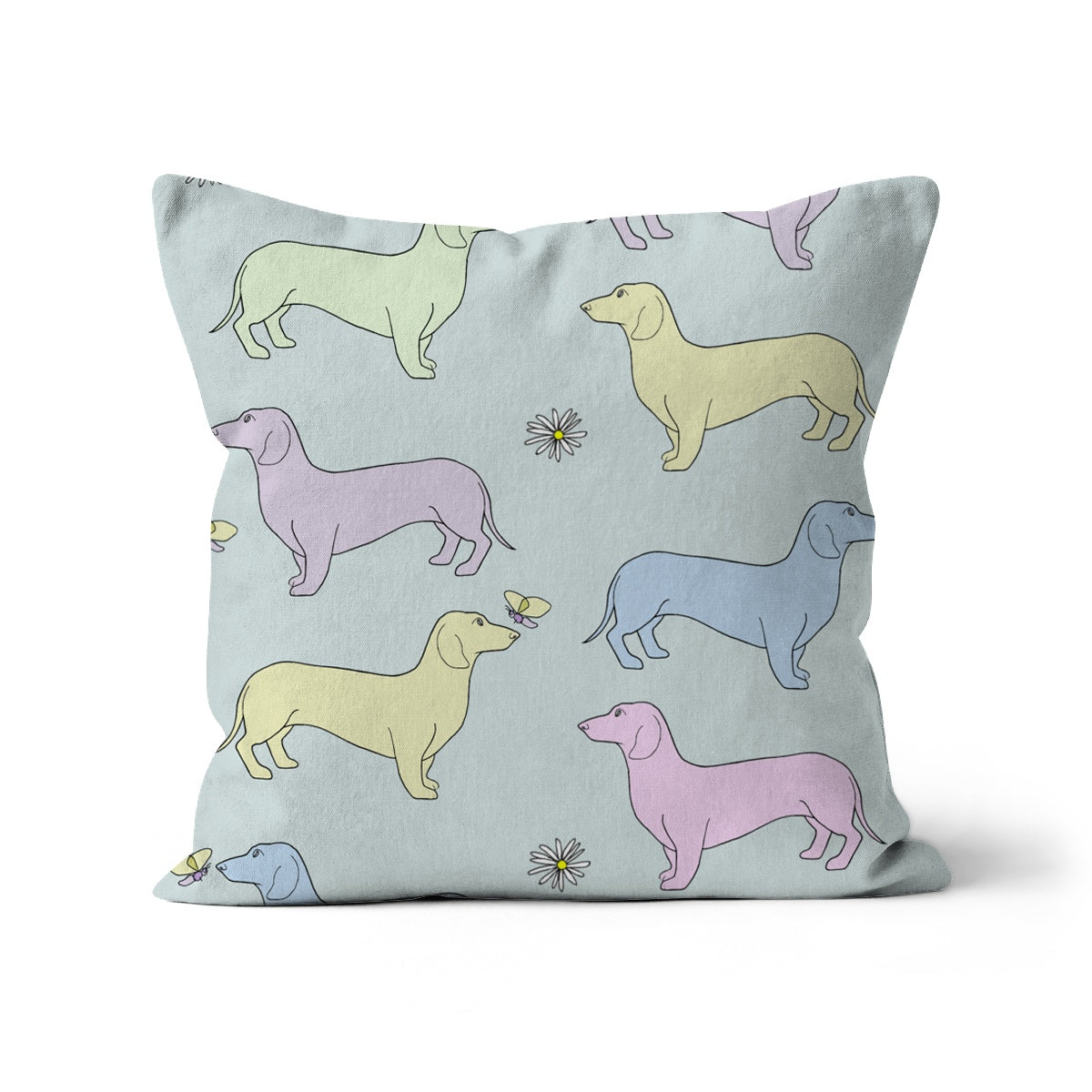 Rainbow Dachshunds Rainbow Dogs  Cushion