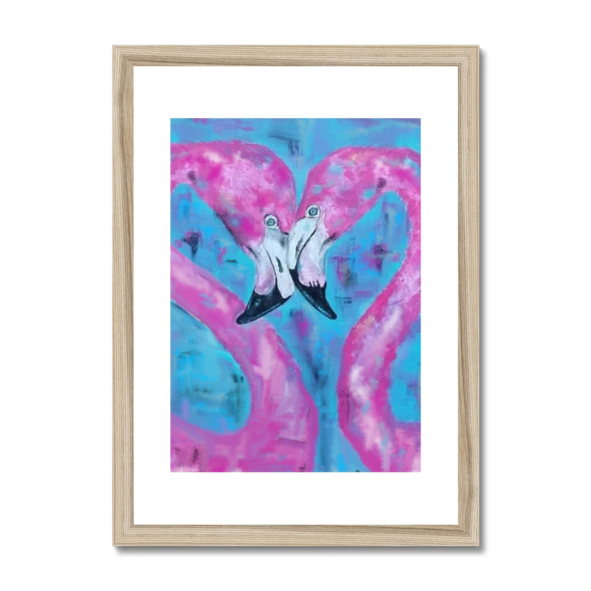 Flamingo Tango Framed & Mounted Print