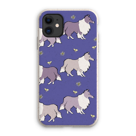 Sheltie Very Peri Rainbow Dogs  Eco Phone Case