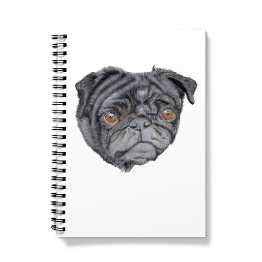 Pug Portrait  Notebook