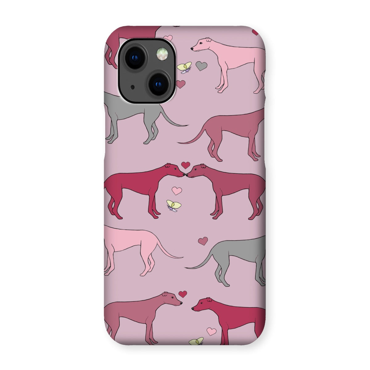 Greyhound Love Rainbow Dogs  Snap Phone Case