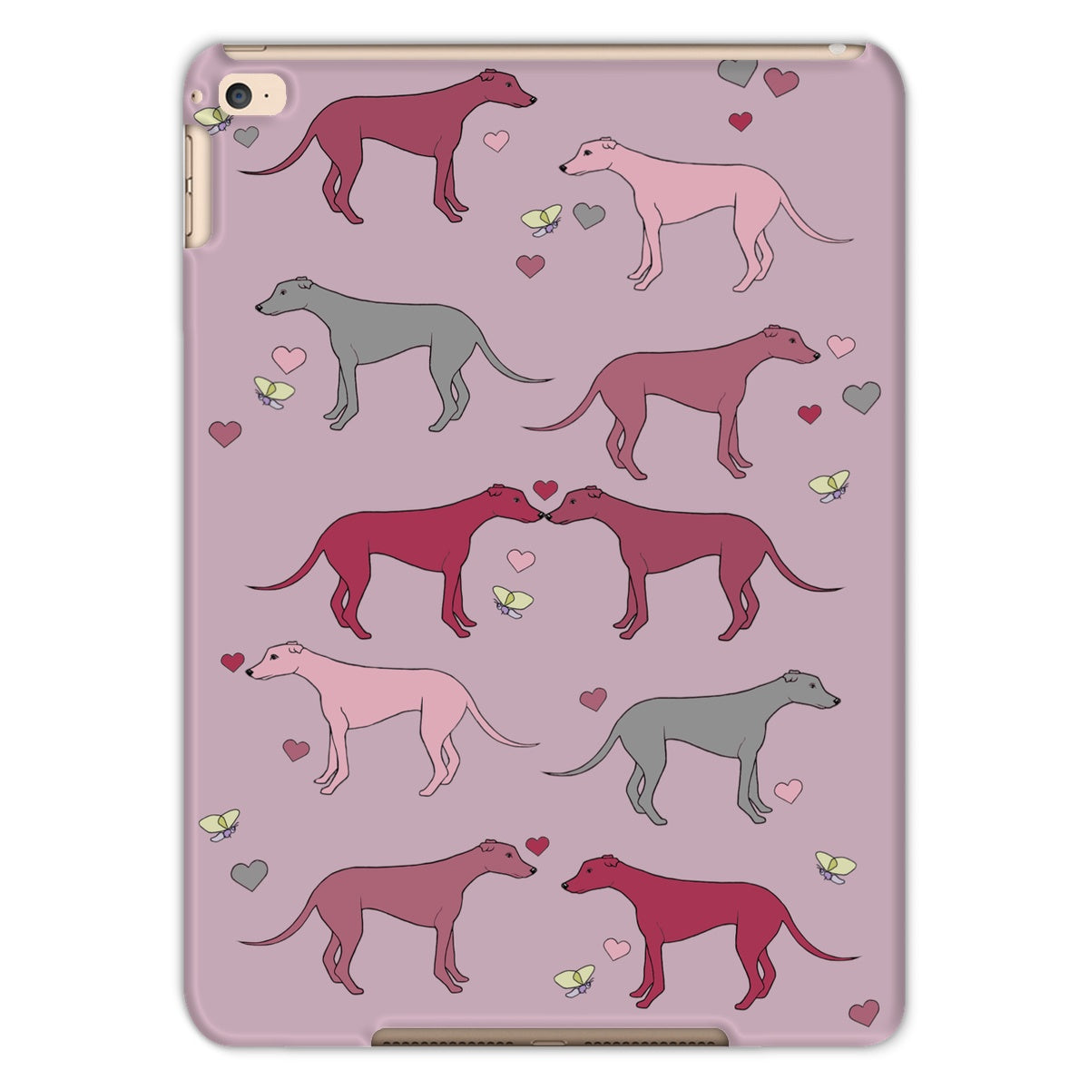 Greyhound Love Rainbow Dogs  Tablet Cases