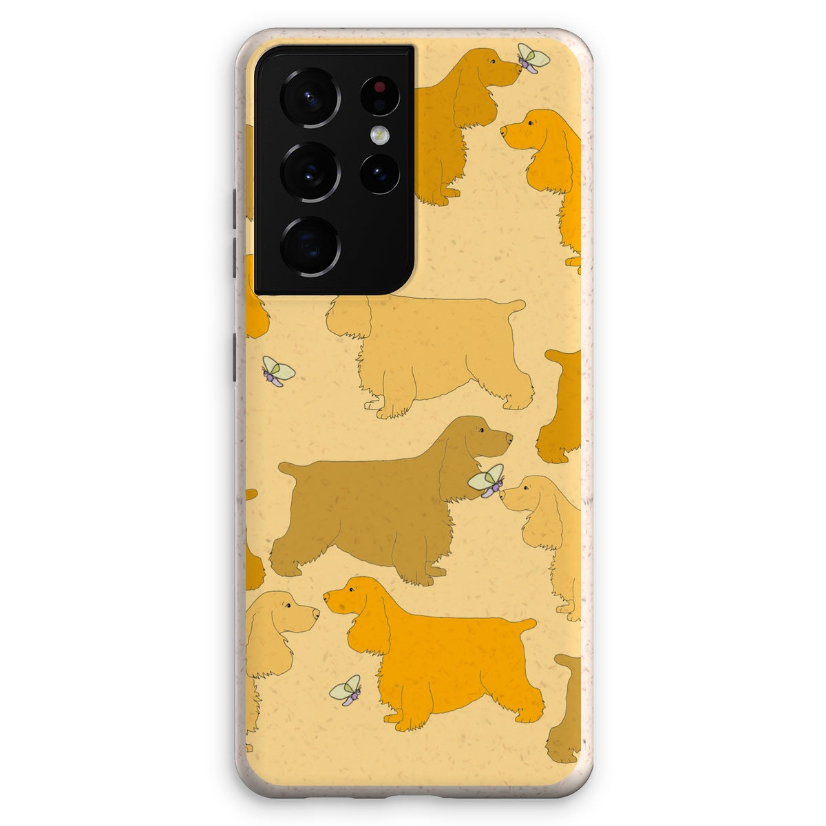 Rainbow Dogs Spaniels Eco Phone Case