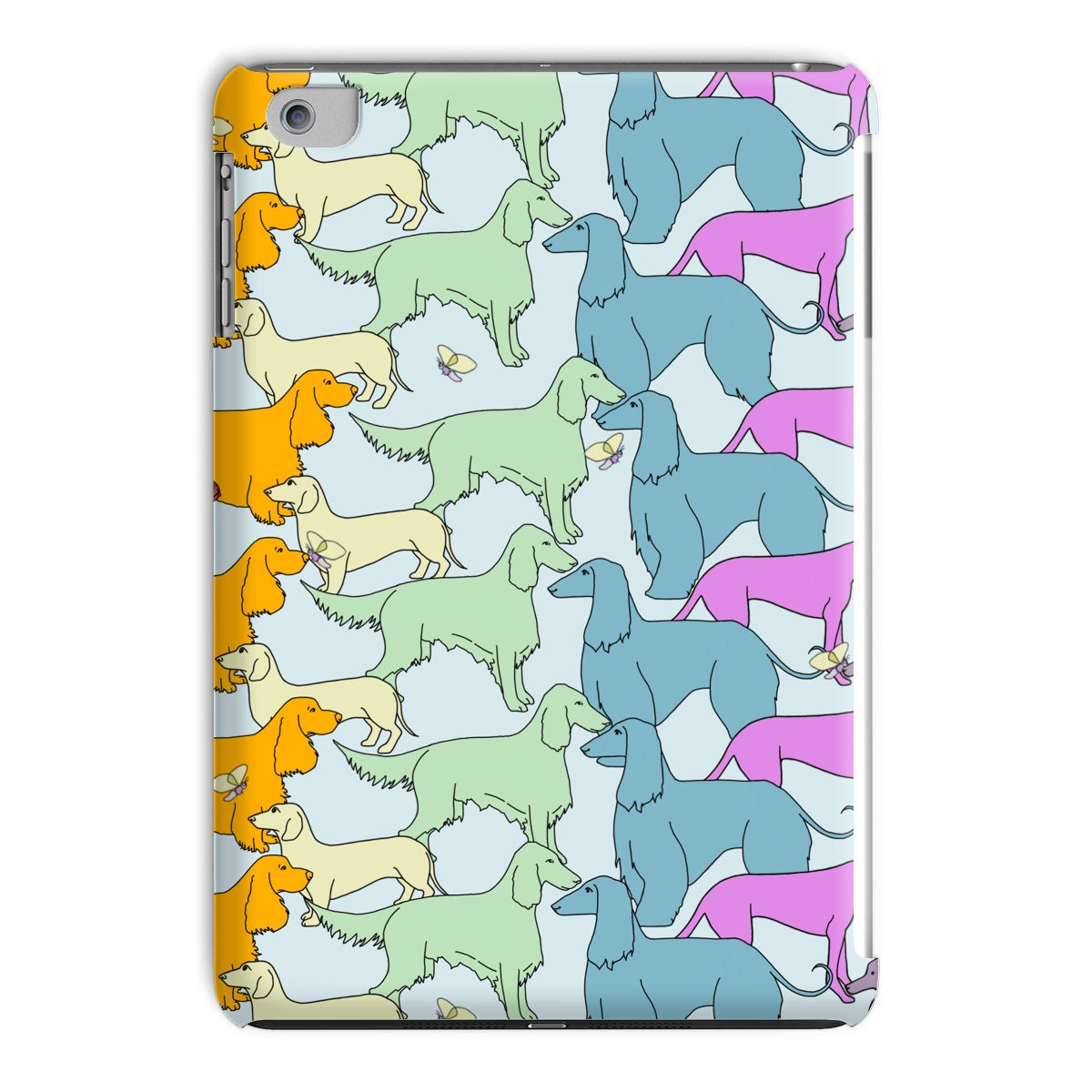 Rainbow Dogs Together  Tablet Cases