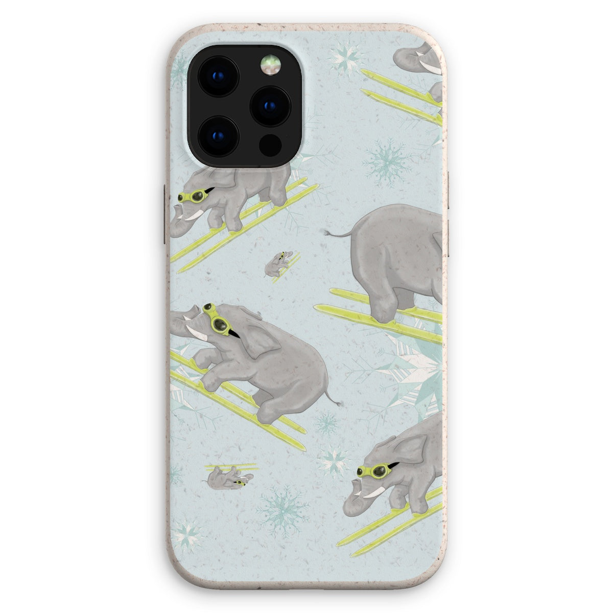 If you've never seen an elephant ski Eco Phone Case