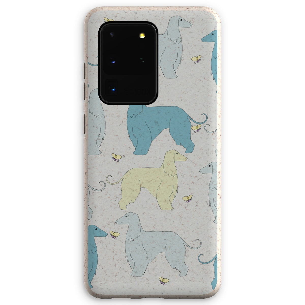 Afghan Breeze Rainbow Dogs Eco Phone Case