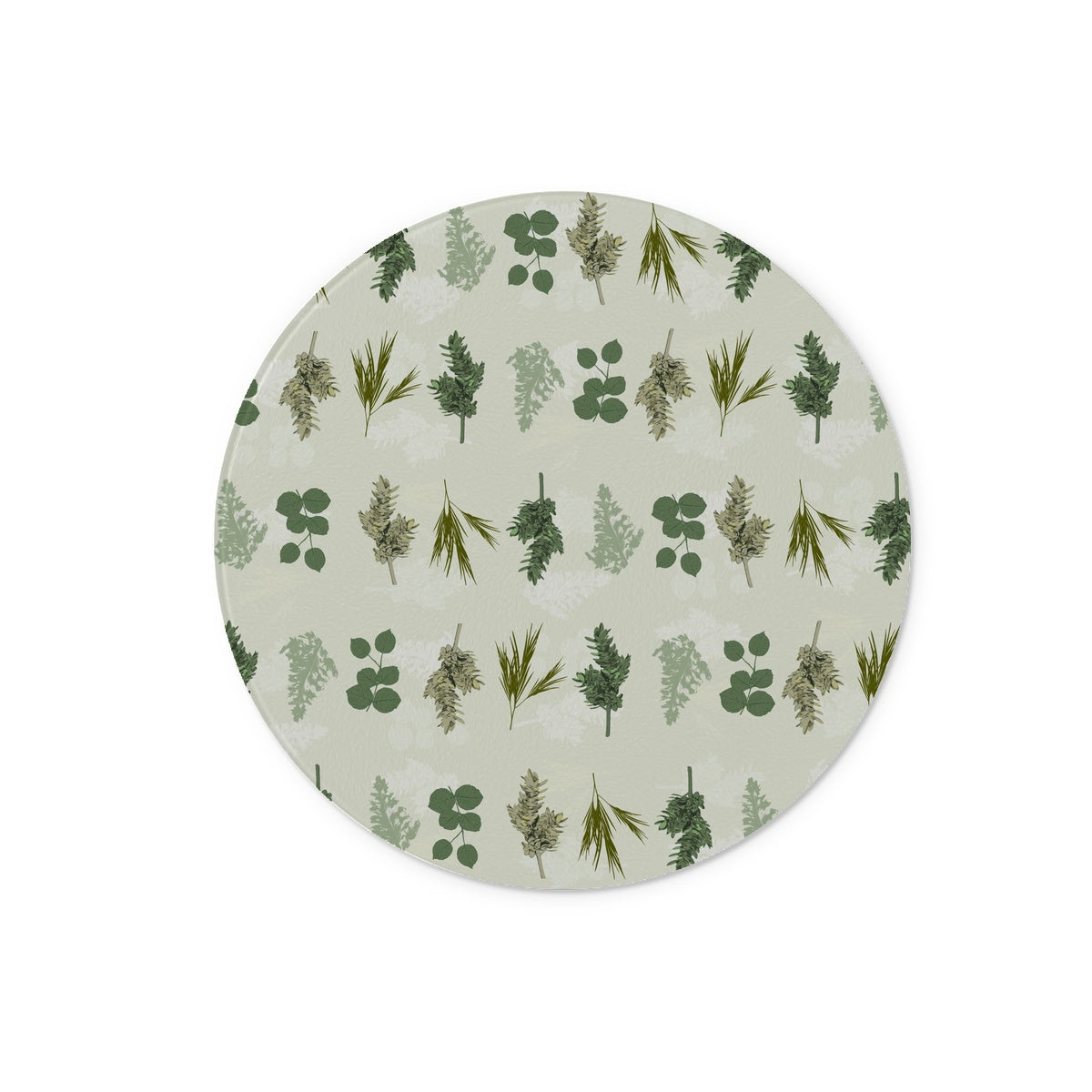 Leaf me to relax  Glass Chopping Board