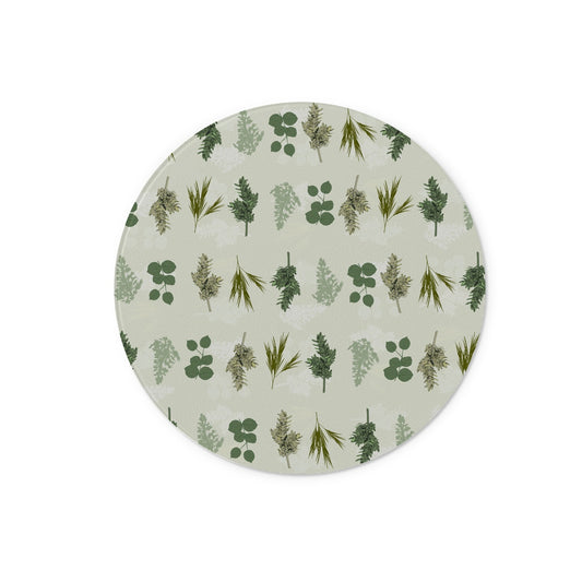 Leaf me to relax  Glass Chopping Board