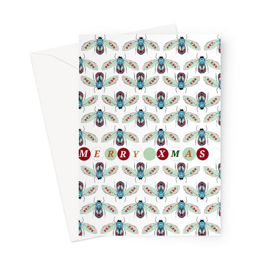 Xmas Bug Greeting Card