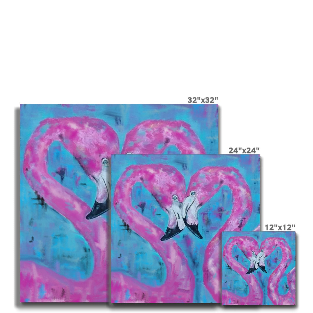 Flamingo Tango Canvas