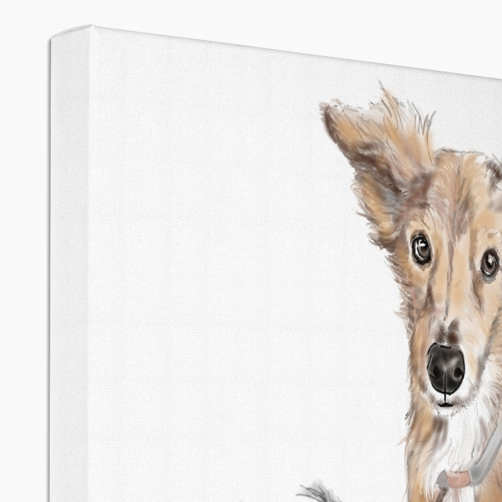 Customer Requests Nicky & Eevee Pet Portrait  Canvas