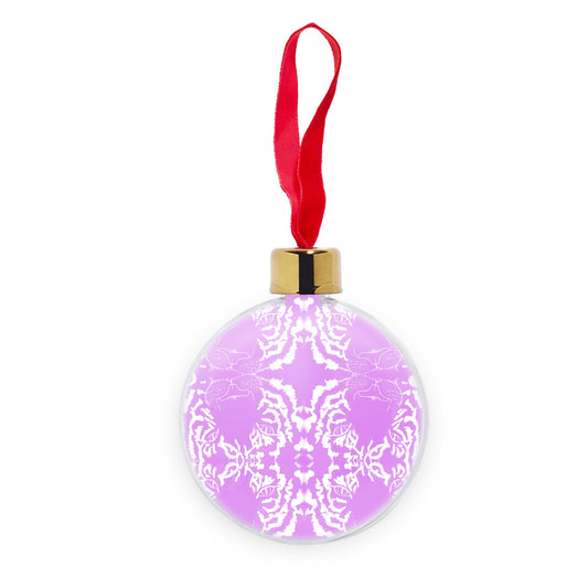 Wild  Eye of the Tiger Transparent Christmas bauble