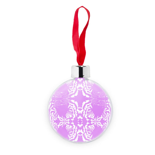 Wild  Eye of the Tiger Transparent Christmas bauble