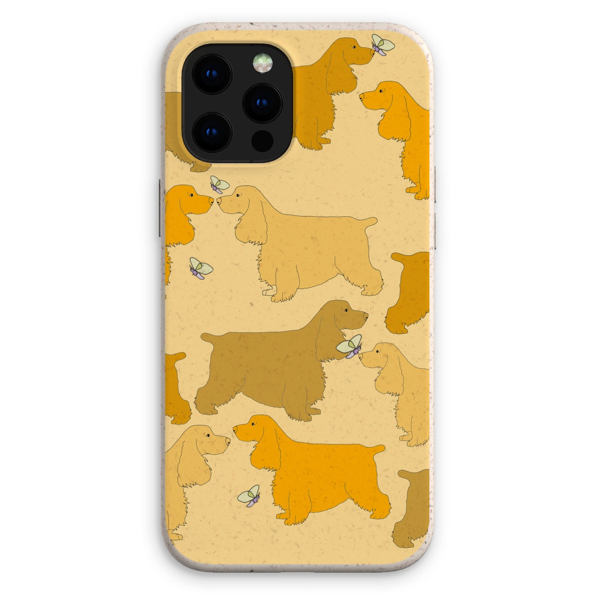 Rainbow Dogs Spaniels Eco Phone Case