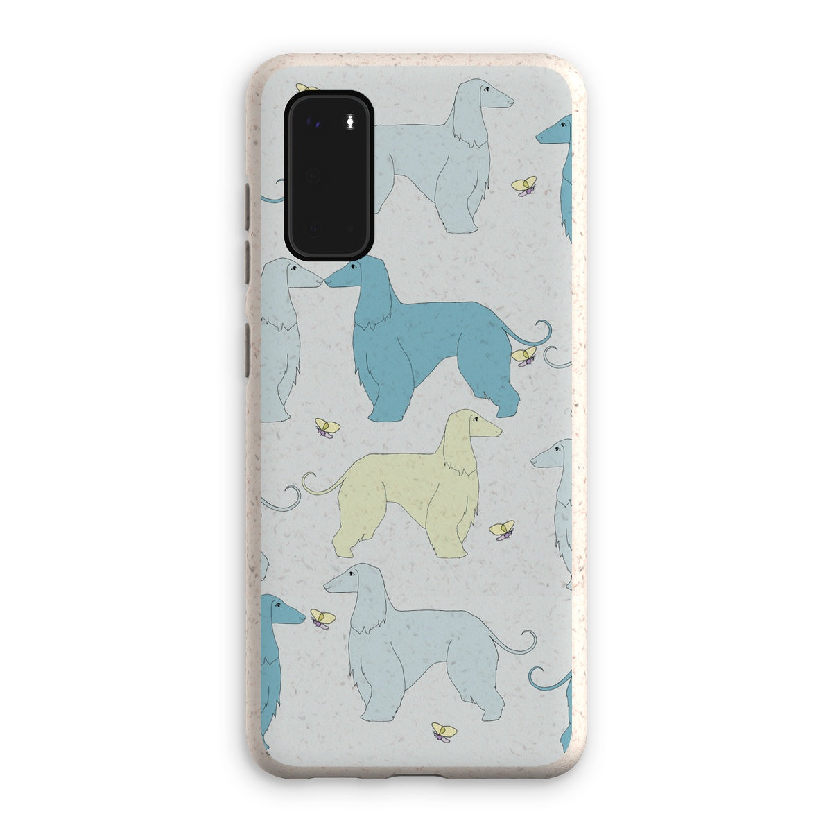 Afghan Breeze Rainbow Dogs Eco Phone Case