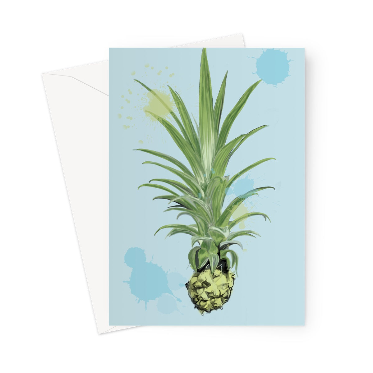 Pineapple Houseplant Greeting Card