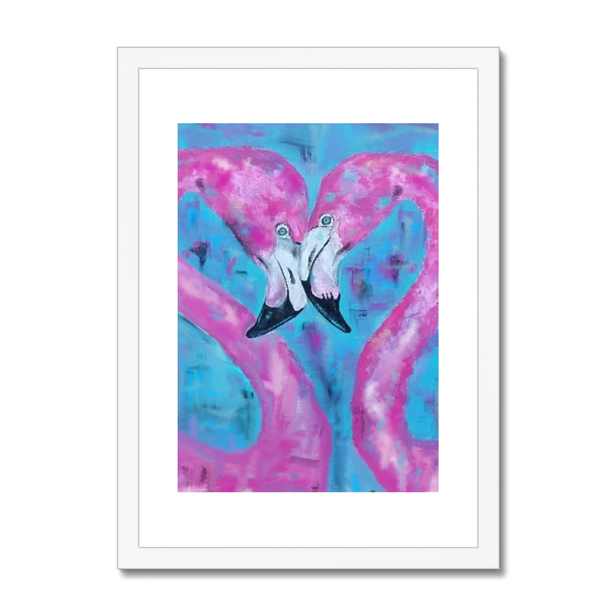 Flamingo Tango Framed & Mounted Print