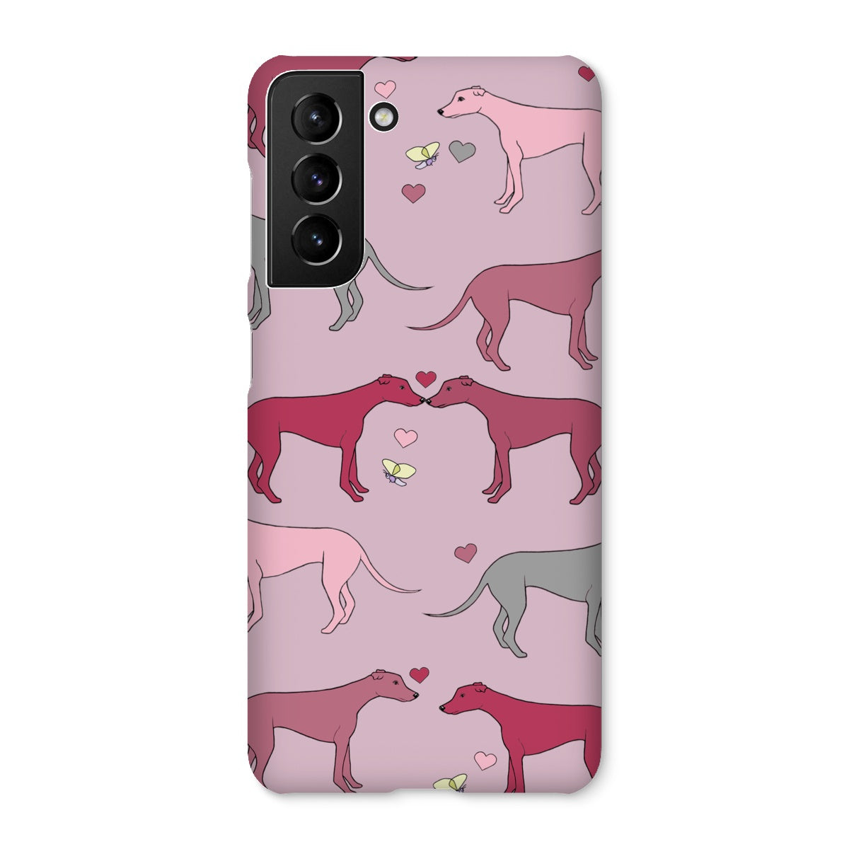 Greyhound Love Rainbow Dogs  Snap Phone Case