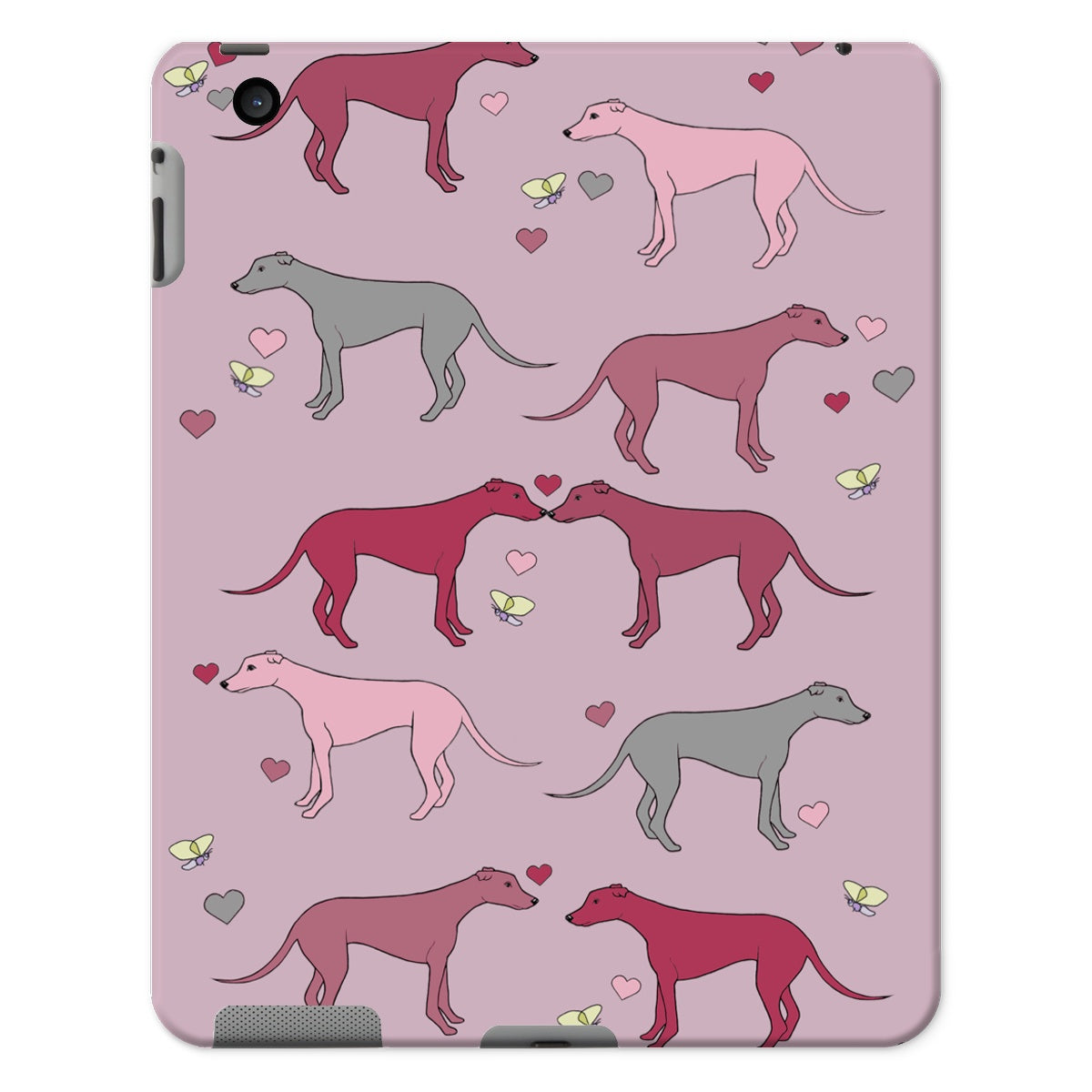 Greyhound Love Rainbow Dogs  Tablet Cases