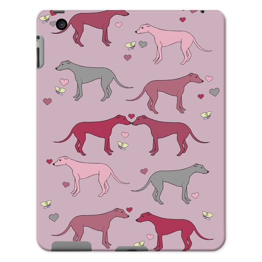 Greyhound Love Rainbow Dogs  Tablet Cases