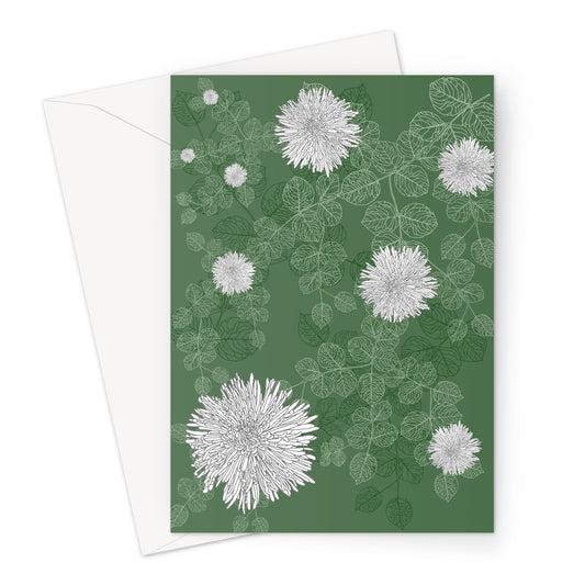 Floral Innocence Greetings Card