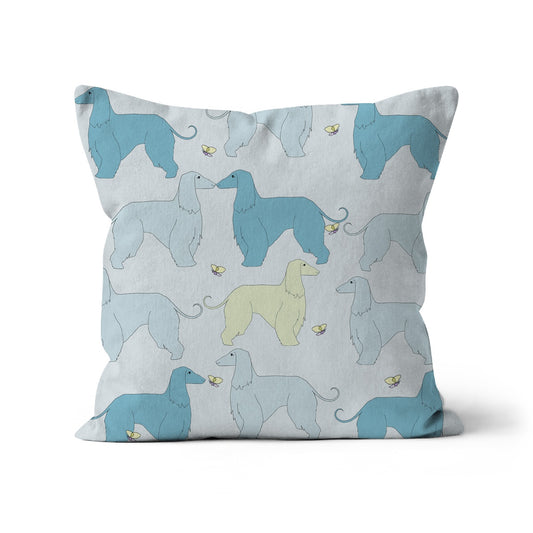 Afghan Breeze Rainbow Dogs Cushion