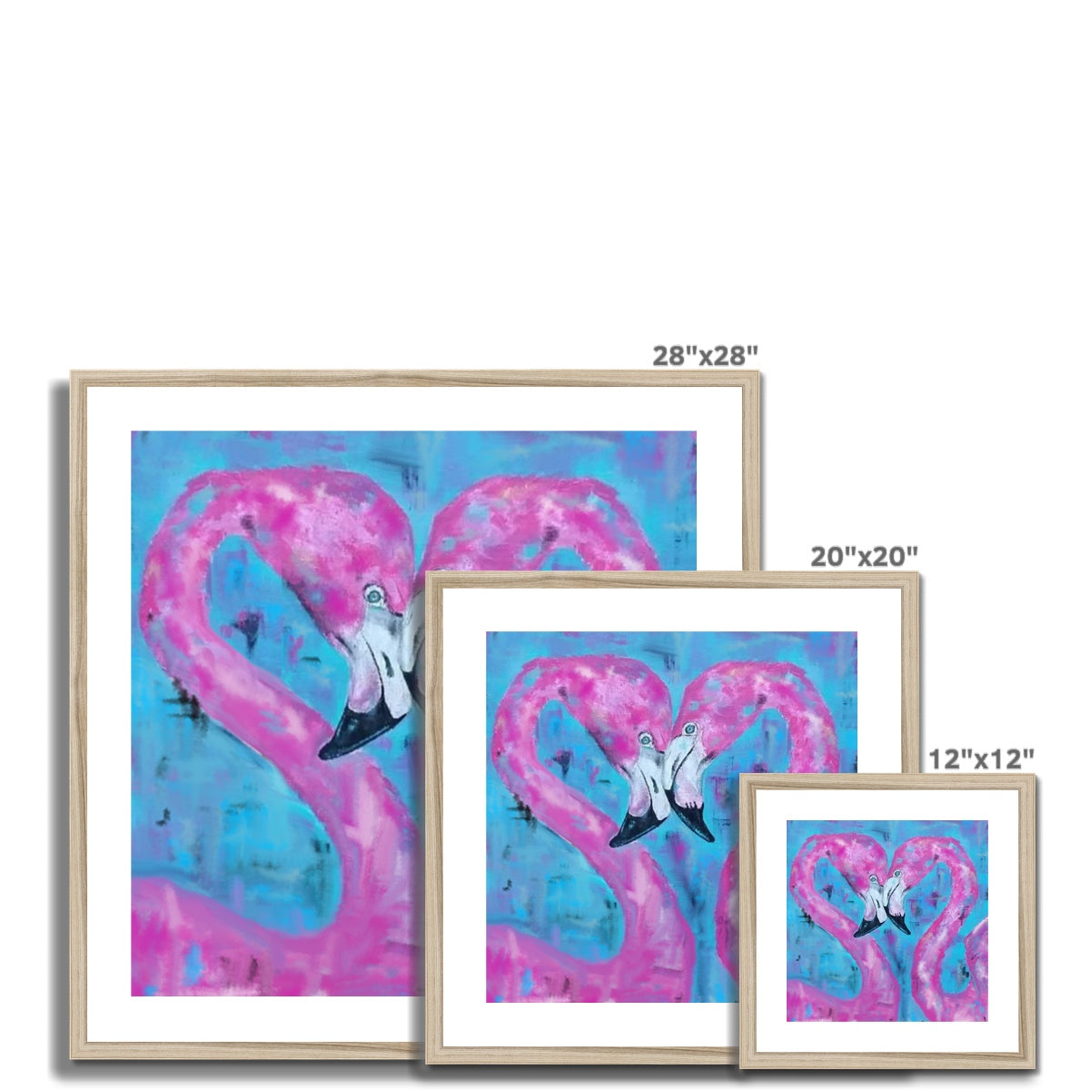 Flamingo Tango Framed & Mounted Print