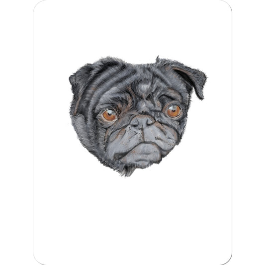 Pug Portrait  Sticker