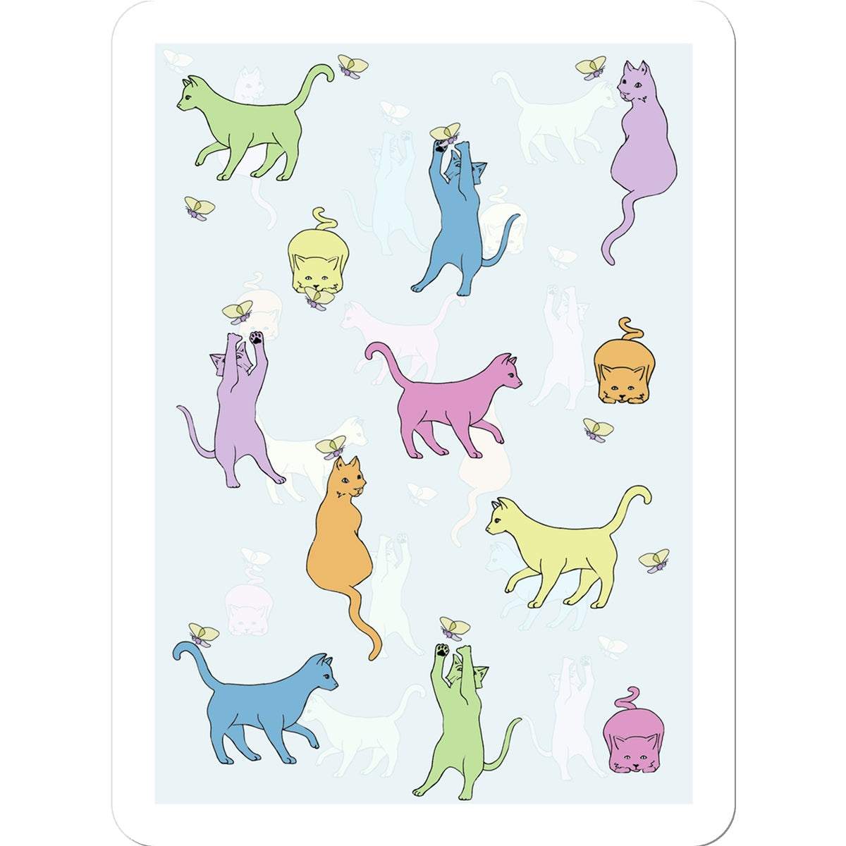 Rainbow Cats Sticker