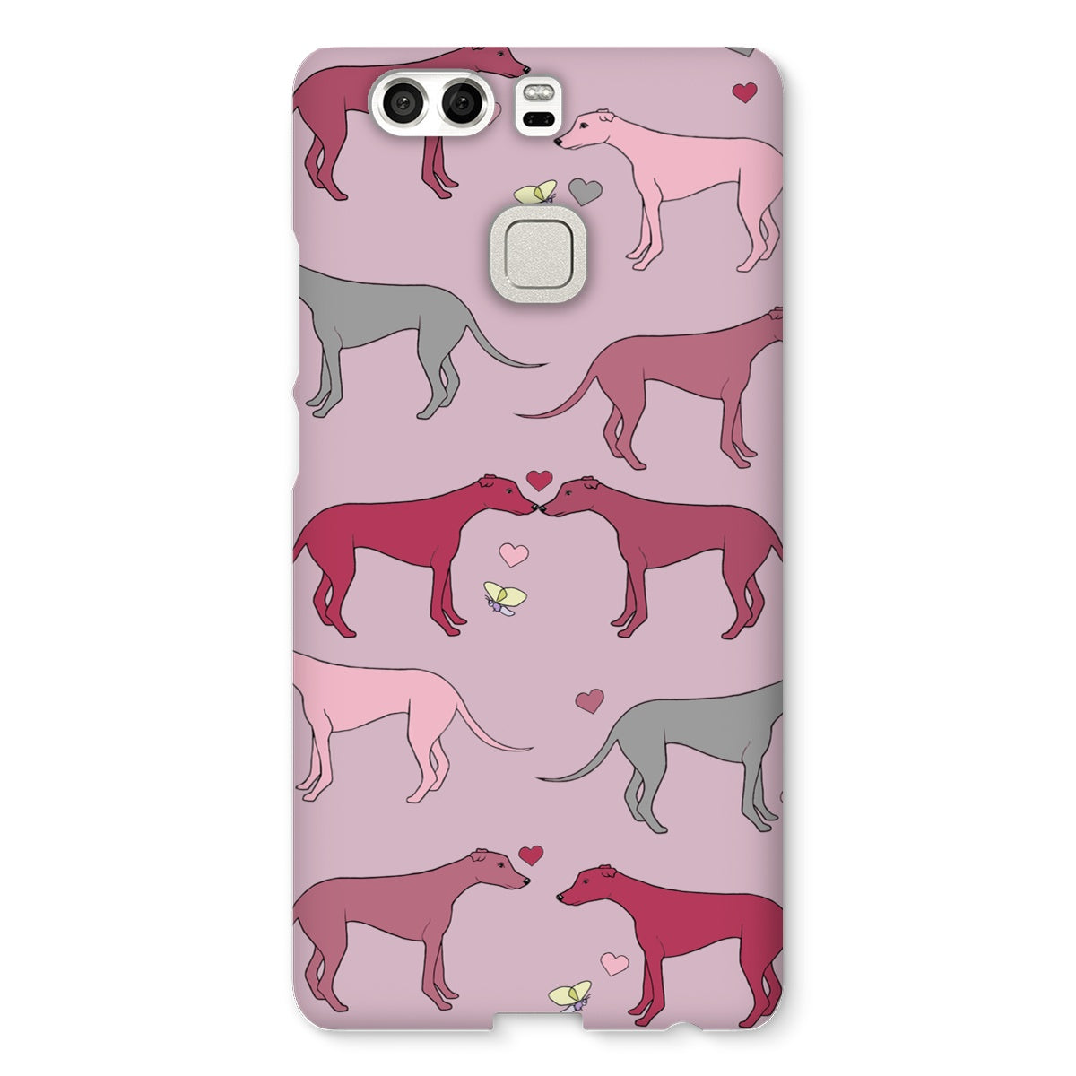 Greyhound Love Rainbow Dogs  Snap Phone Case