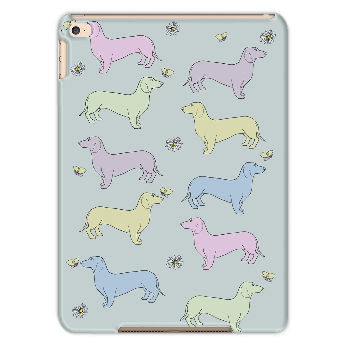 Rainbow Dachshunds Rainbow Dogs  Tablet Cases