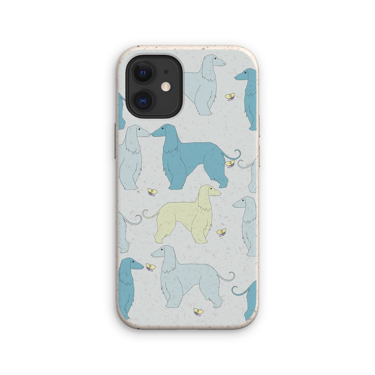 Afghan Breeze Rainbow Dogs Eco Phone Case