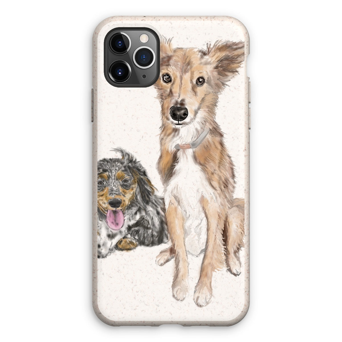 Customer Requests Nicky & Eevee Pet Portrait  Eco Phone Case