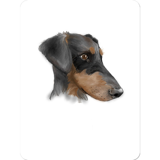 Dobermann Portrait  Sticker