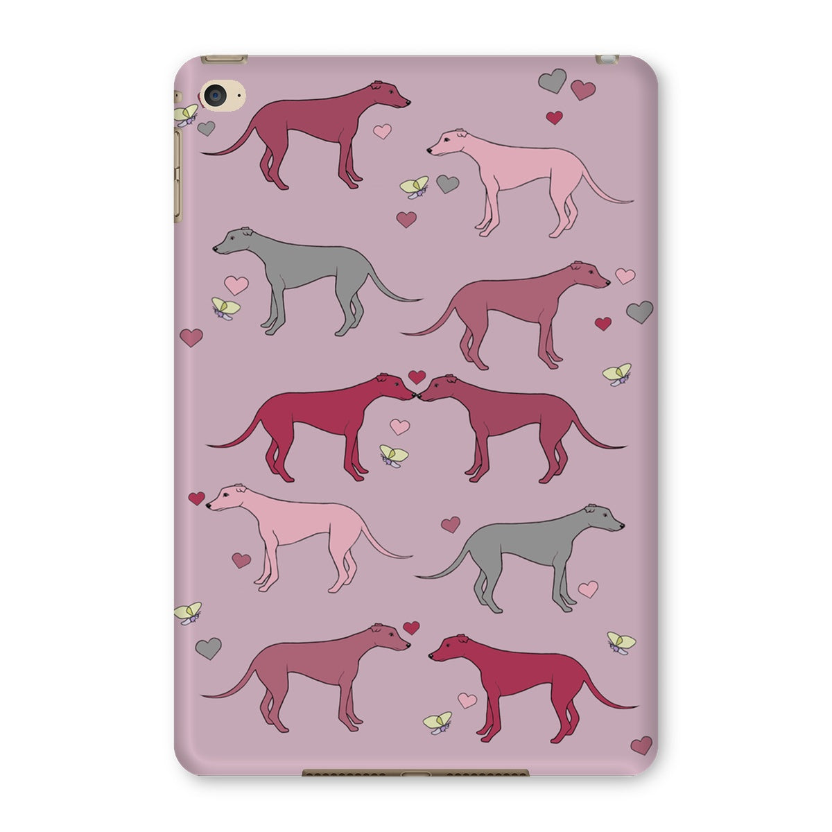 Greyhound Love Rainbow Dogs  Tablet Cases