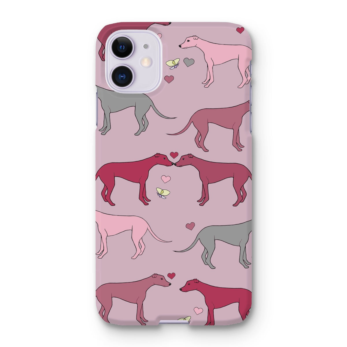 Greyhound Love Rainbow Dogs  Snap Phone Case