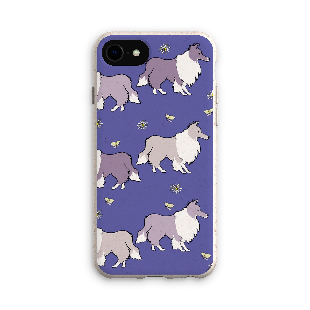 Sheltie Very Peri Rainbow Dogs  Eco Phone Case