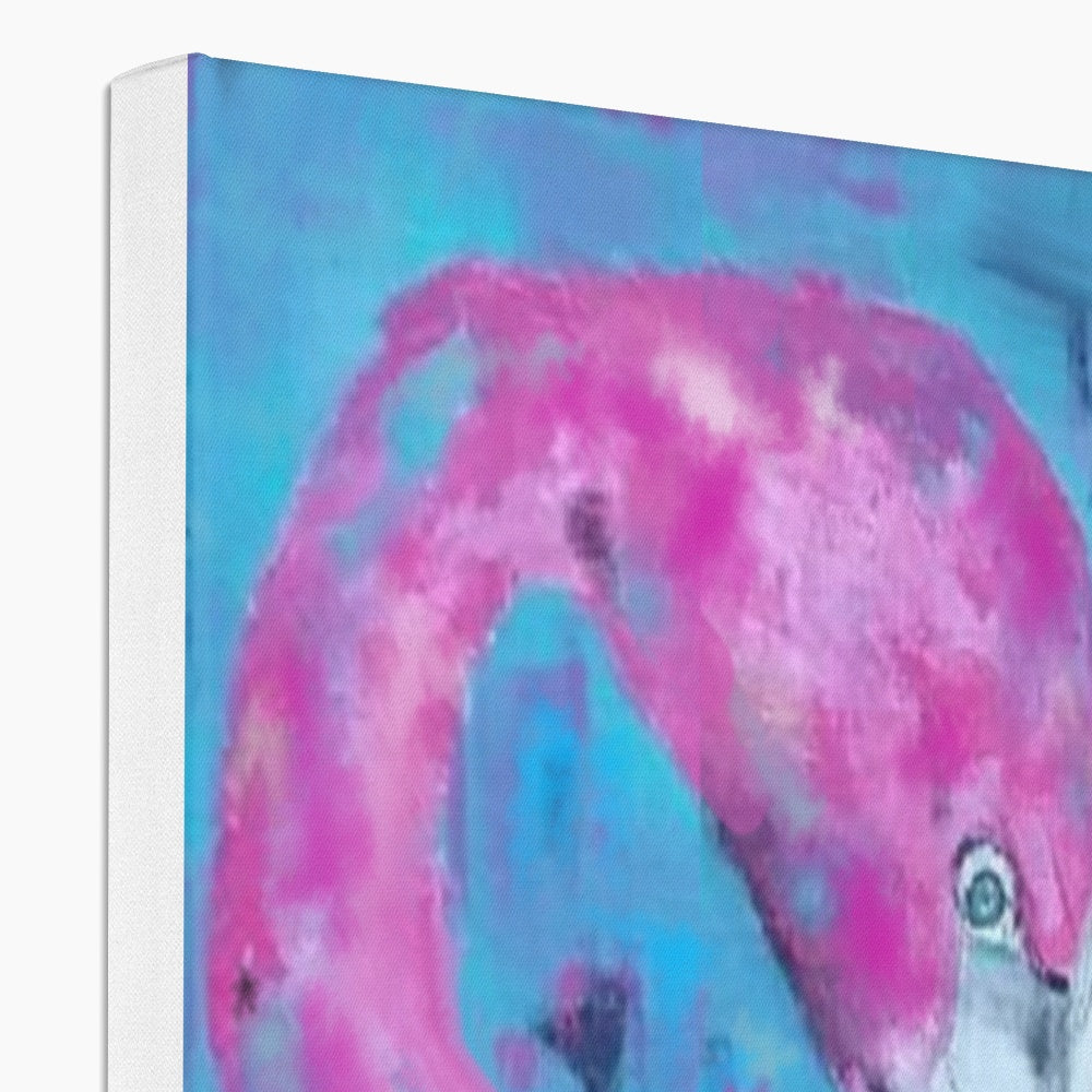 Flamingo Tango Canvas