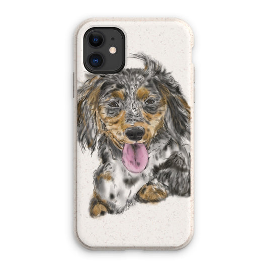 Dachshund Cross Portrait  Eco Phone Case