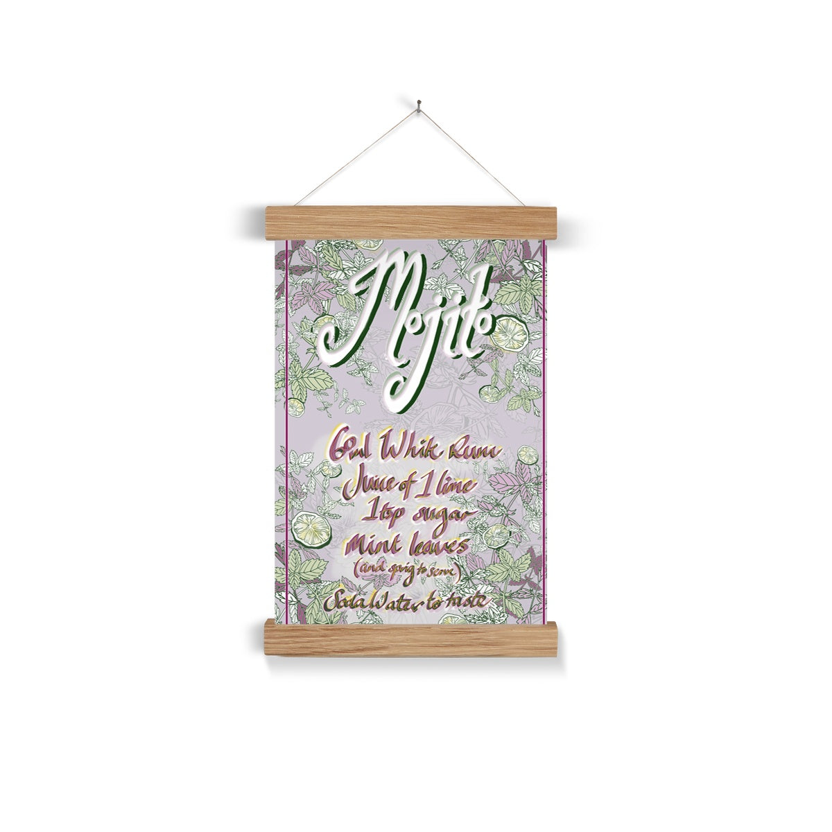 Mojito Fine Art Print with Hanger