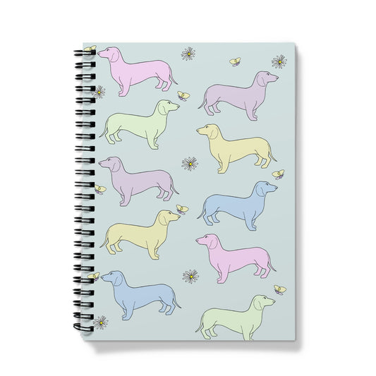 Rainbow Dachshunds Rainbow Dogs  Notebook