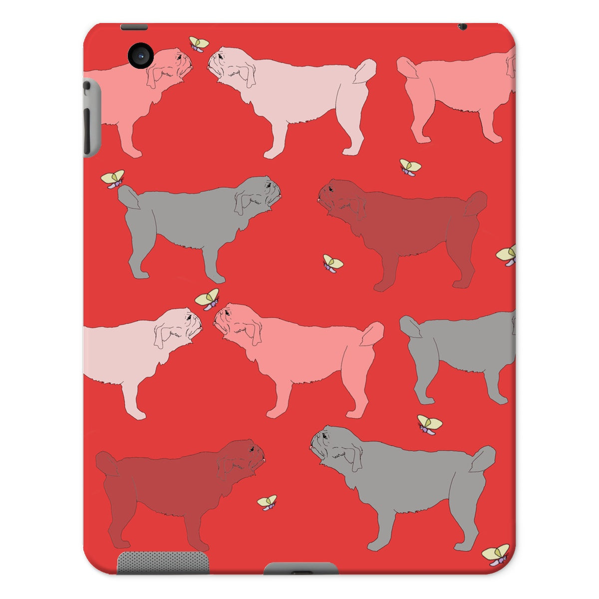 Rainbow Dogs Pug  Tablet Cases