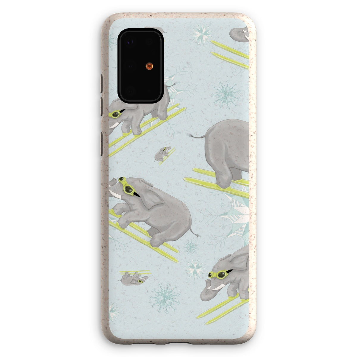 If you've never seen an elephant ski Eco Phone Case