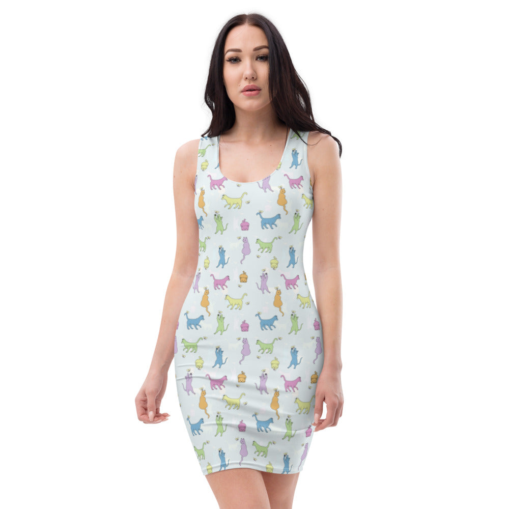 Rainbow Cats Together Dress