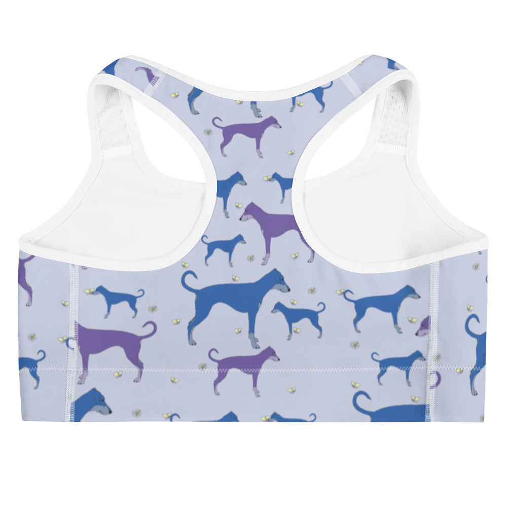 Rainbow Dogs Doberman Sports bra