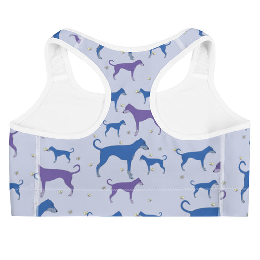 Rainbow Dogs Doberman Sports bra