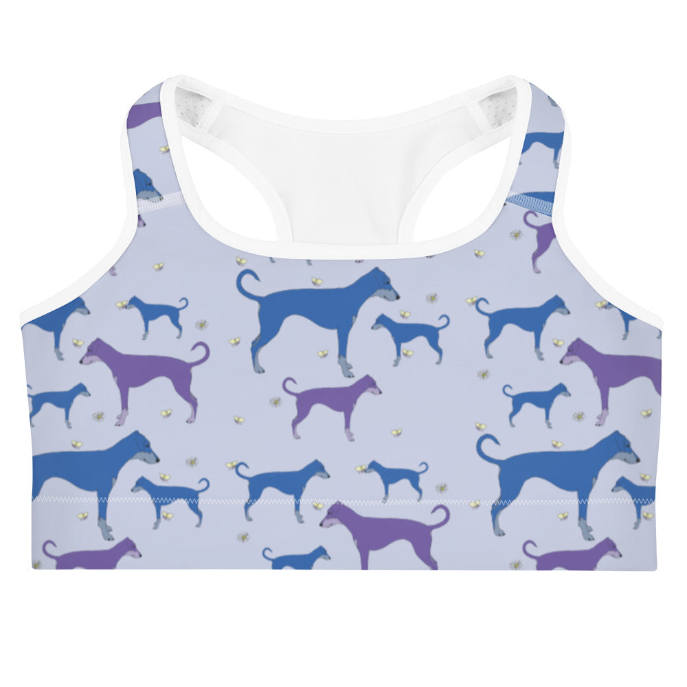 Rainbow Dogs Doberman Sports bra