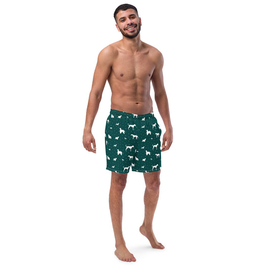 Polkadogs Green Men's swim trunks